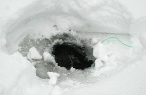 Hole in the ice